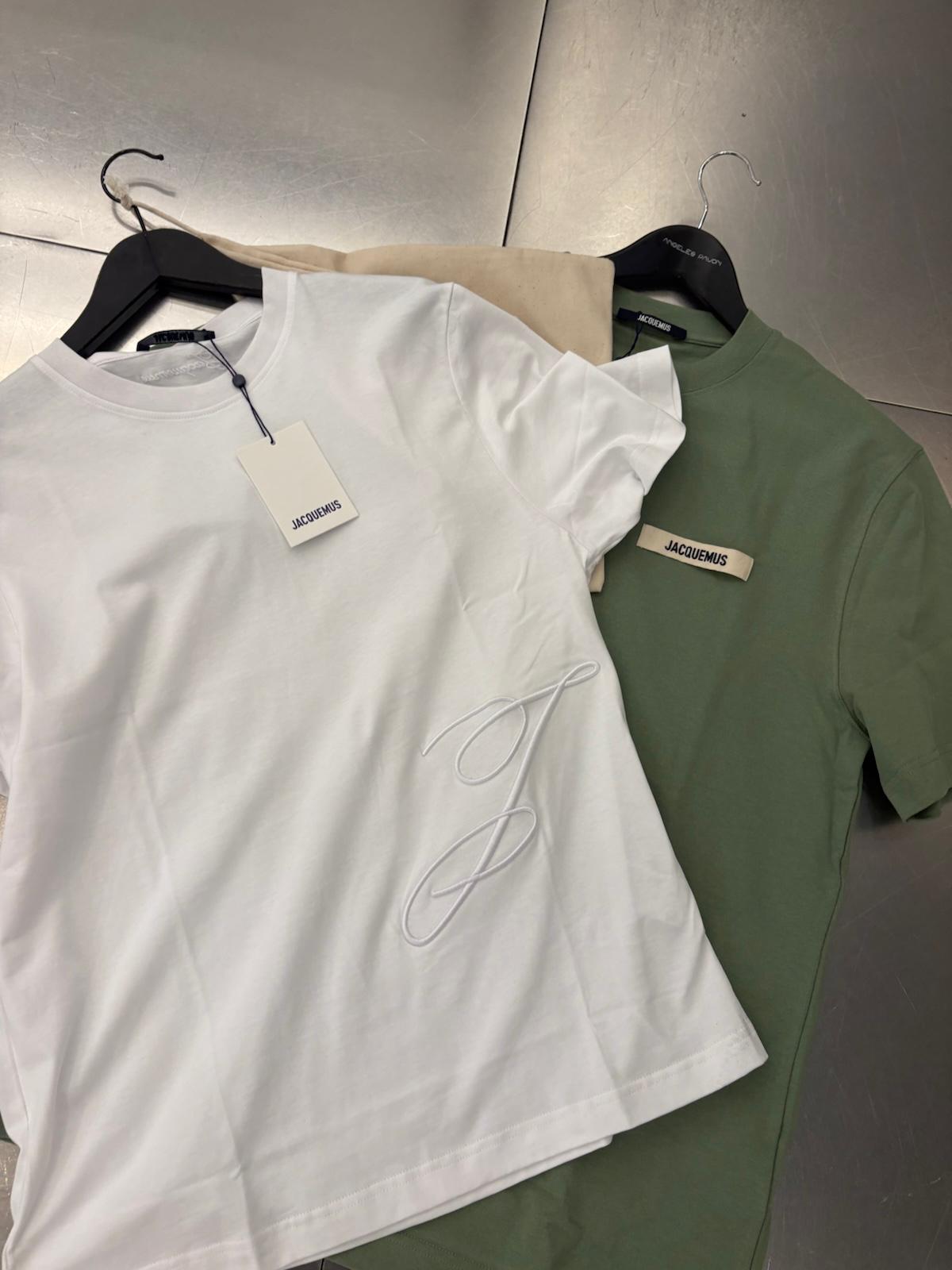 Jacquemus "Le T-Shirt J" – White / Green