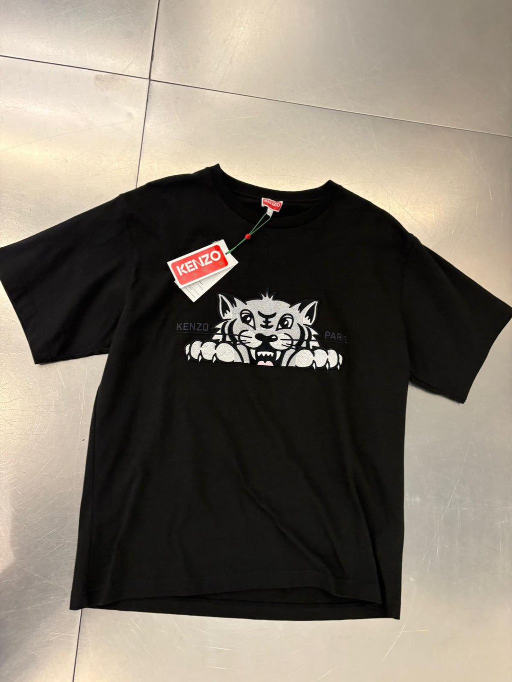 Kenzo Paris Happy Tiger T-Shirt – Black