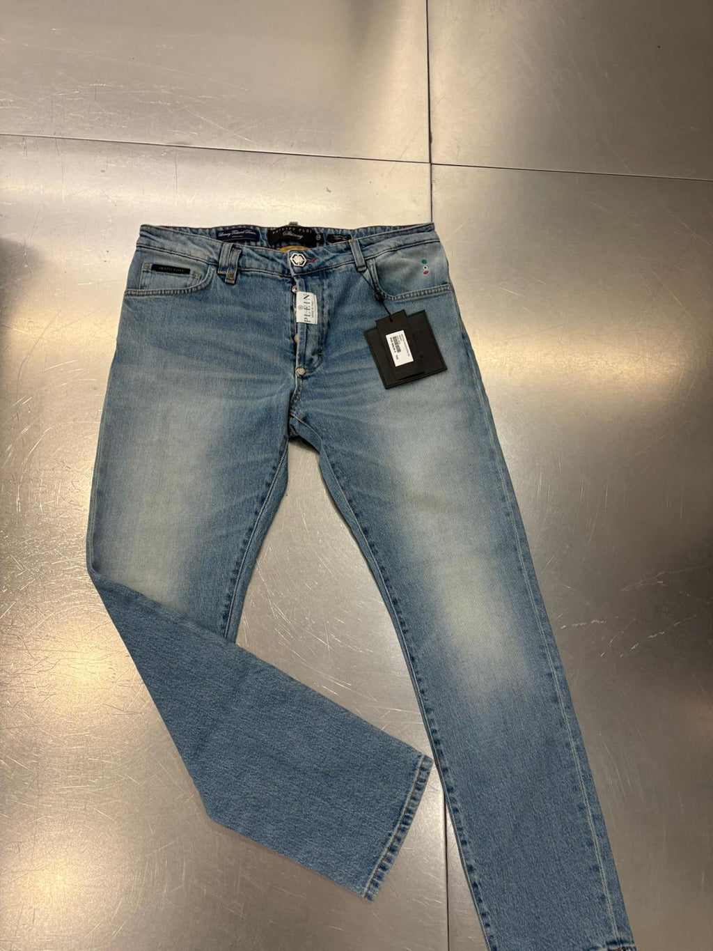 Philipp Plein Skinny Jeans – Azul