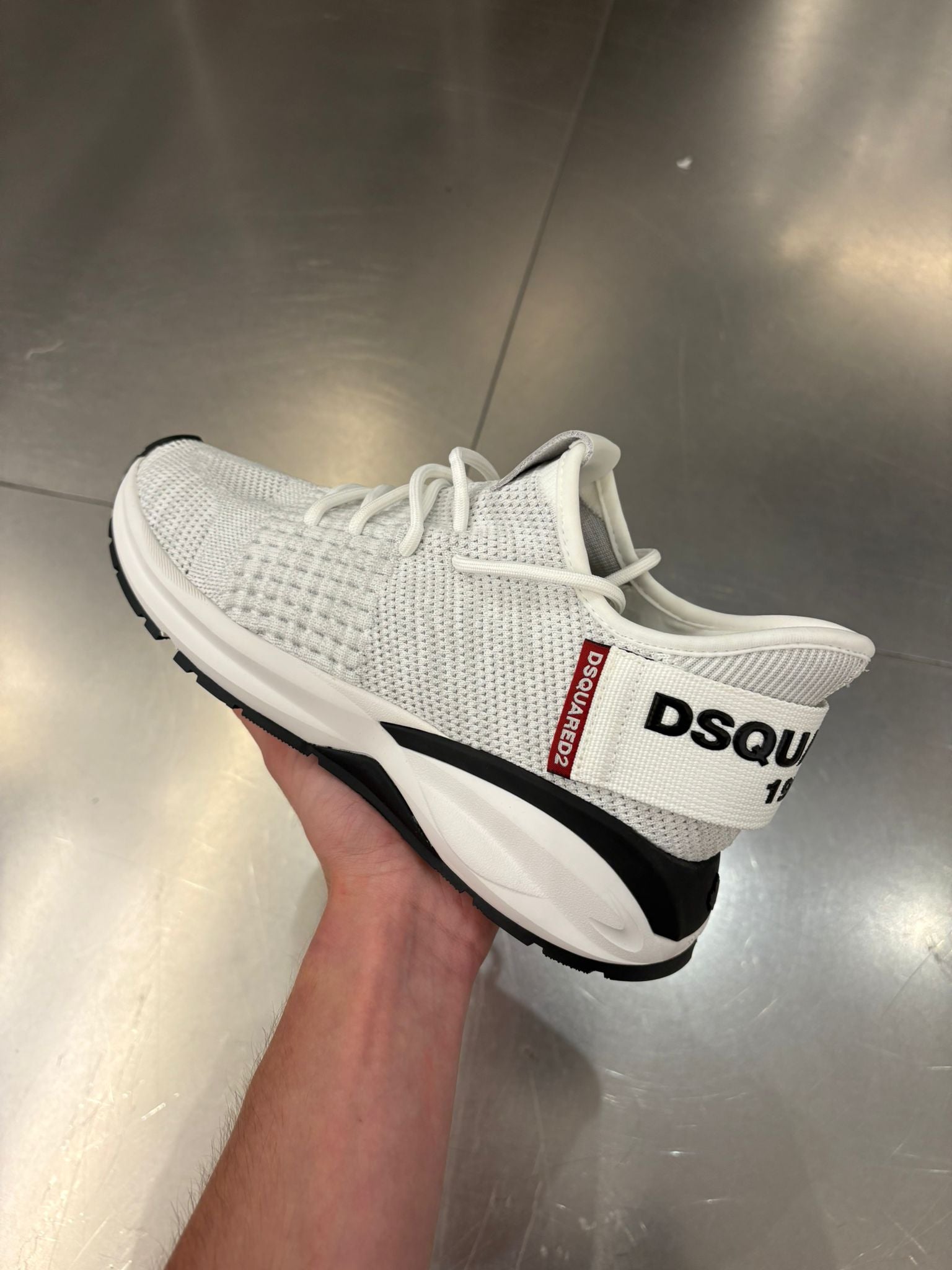 Dsquared2 Dash Sneaker – White Knit