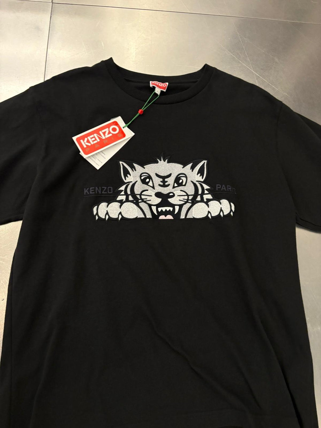 Kenzo Paris Happy Tiger T-Shirt – Black