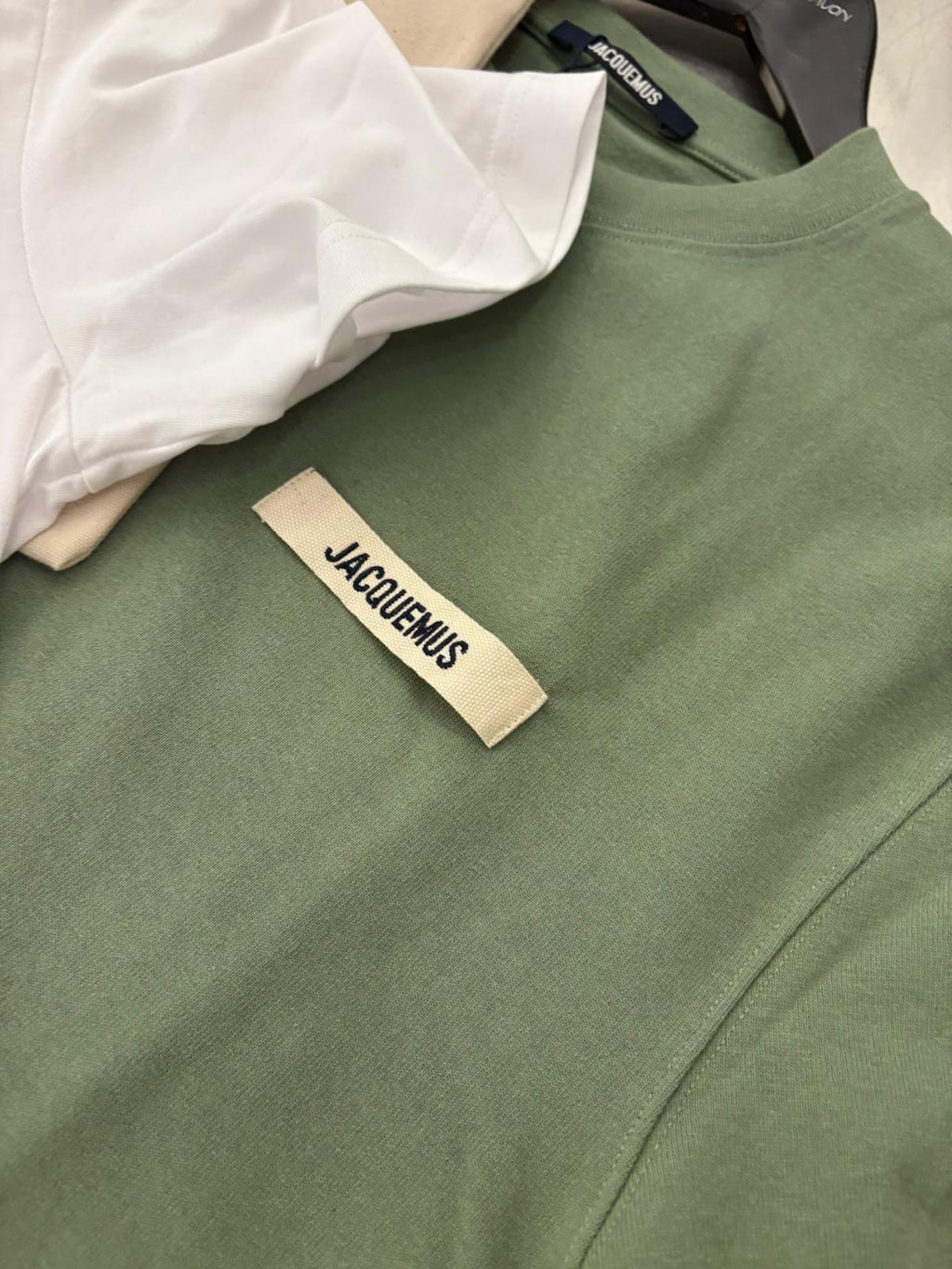 Jacquemus "Le T-Shirt J" – White / Green