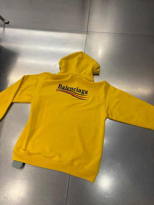 Balenciaga Political Campaign Hoodie – Yellow