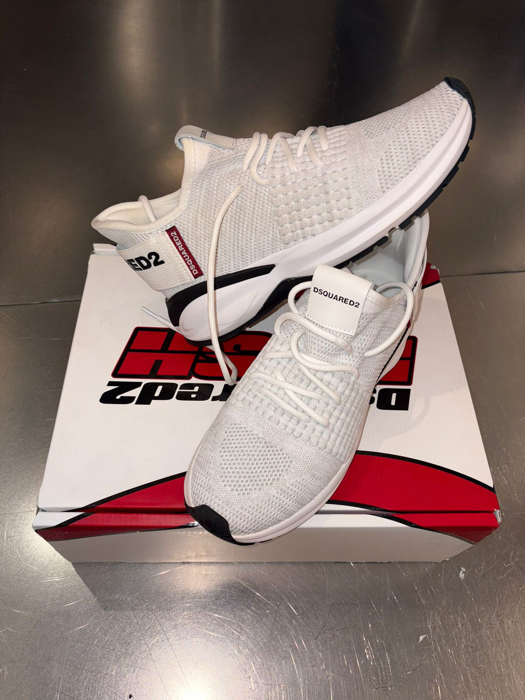 Dsquared2 Dash Sneaker – White Knit