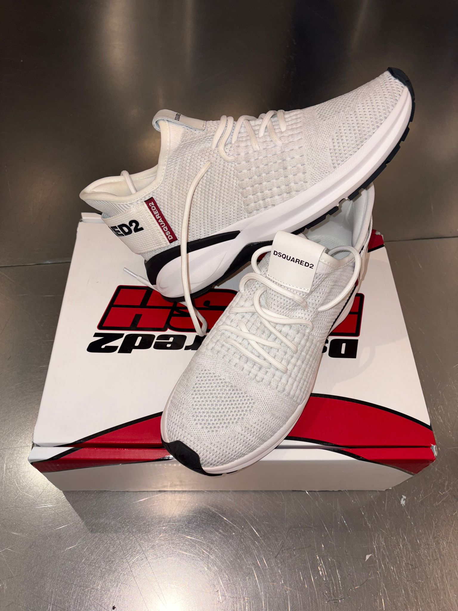 Dsquared2 Dash Sneaker – White Knit