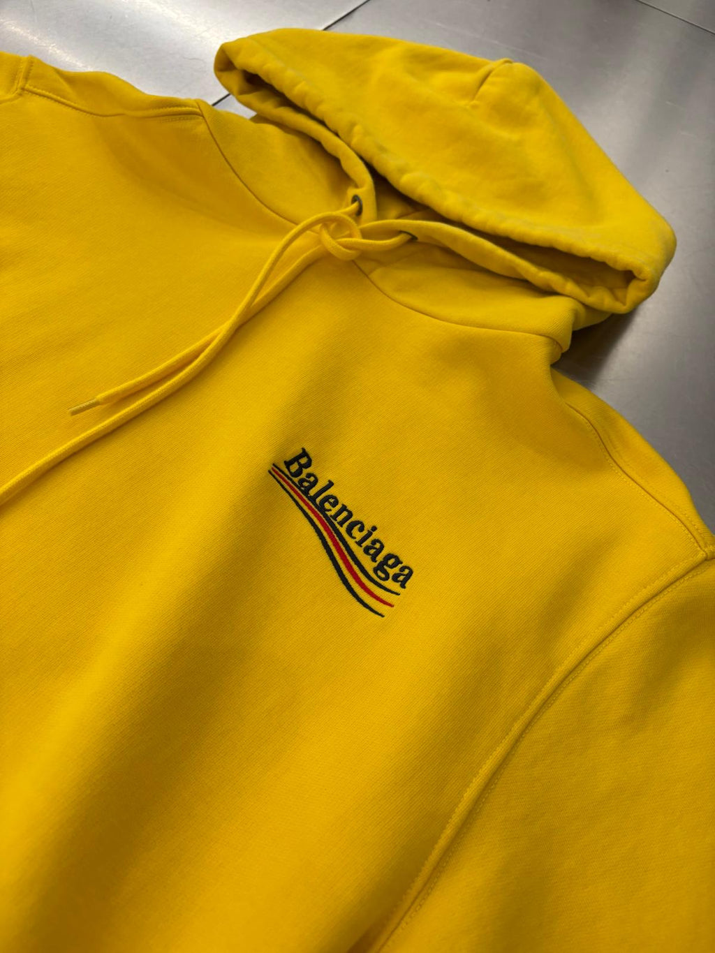 Balenciaga Political Campaign Hoodie – Yellow