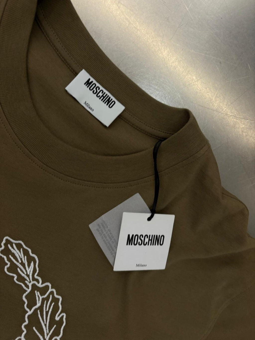 Moschino Milano T-Shirt – Khaki