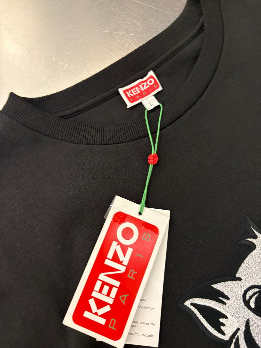 Kenzo Paris Happy Tiger T-Shirt – Black