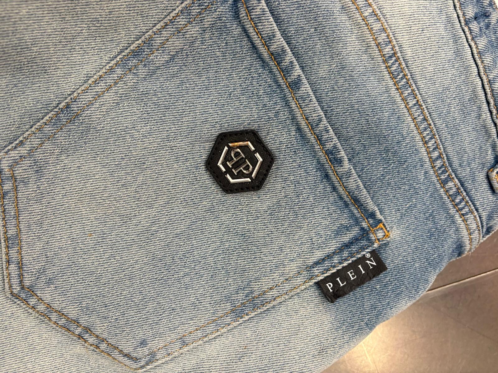 Philipp Plein Skinny Jeans – Azul